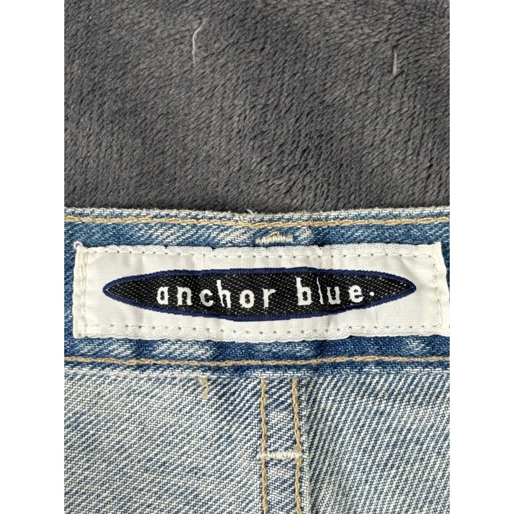 Anchor Blue Mens Light Wash Straight‎ Leg Denim Jeans 41704 Size 9/10 L 30x32